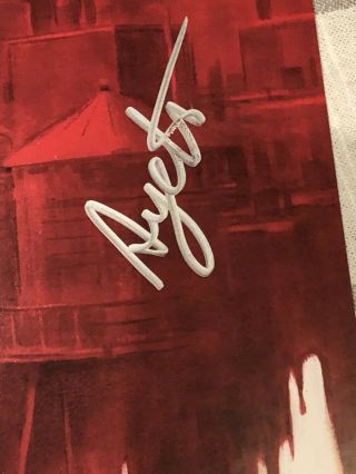 SIGNED DAREDEVIL S3 NYCC Exclusive Poster 2018 by CHARLIE COX,  DEBORAH ANN WOLL 5