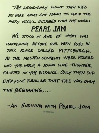 Pearl Jam Concert Poster - Pittsburgh 10.  11.  13 - Munk One 7
