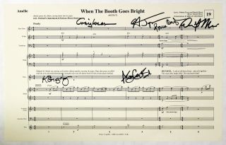 Amelie Broadway Music Team,  Adam Chanler - Berat Signed Sheet Music