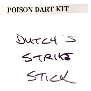 Killjoys Dutch Hannah John - Kamen Screen Poison Dart & Strike Stick Set 7
