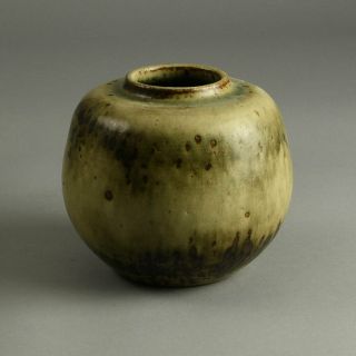 Kresten Bloch for Royal Copenhagen vase with sung glaze 1949 Denmark 3