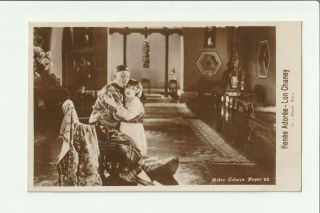Lon Chaney & Renee Adoree In Mr Wu 1920s Photo Postcard