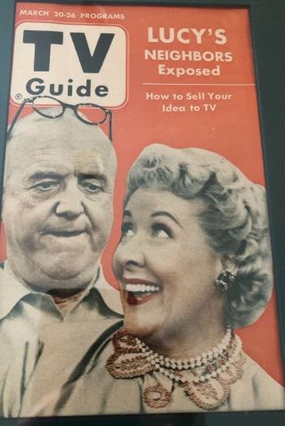 Rare 1953 Fred & Ethel Mertz Tv Guide