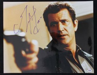 Mel Gibson Payback Authentic Signed 16x20 Autographed Photo Psa/dna F90694