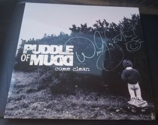 Wesley Scantlin Signed Vinyl Auto Puddle Of Mudd Wes Proof