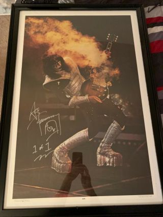 1977 Ace Frehley Signed Poster
