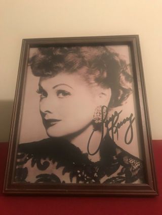 8x10 Lucille Ball Autograph With Ceritificate Of Authenticity