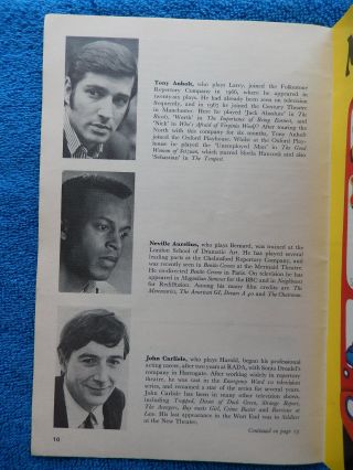 The Boys In The Band - Wyndham ' s Theatre Playbill - 1969 - William Gaunt 5