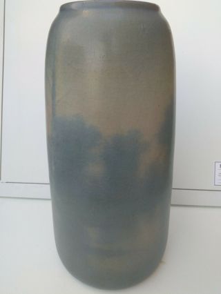 Antique 1913 Rookwood Pottery Scenic Vellum Vase Et Hurley