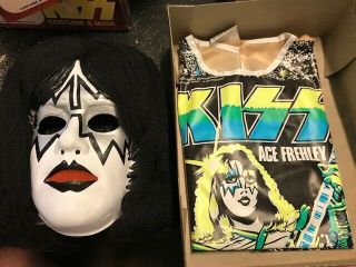 KISS 1978 Aucoin COMPLETE SET Costume and Mask with Hair - 6