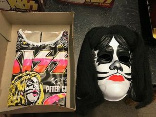 KISS 1978 Aucoin COMPLETE SET Costume and Mask with Hair - 8