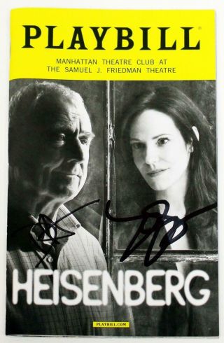Heisenberg Denis Arndt & Mary Louise Parker Signed Playbill