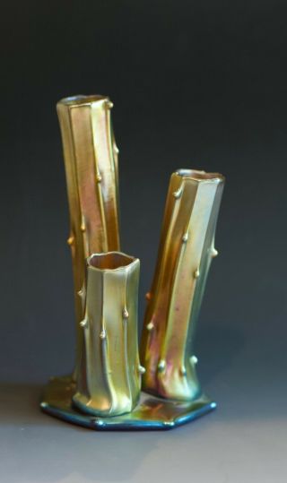 Carder Steuben Gold Aurene Stump Vase -