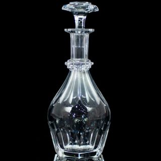 Exquisite Baccarat Crystal " Harcourt " 1841 Decanter Retail Price $1400.  00