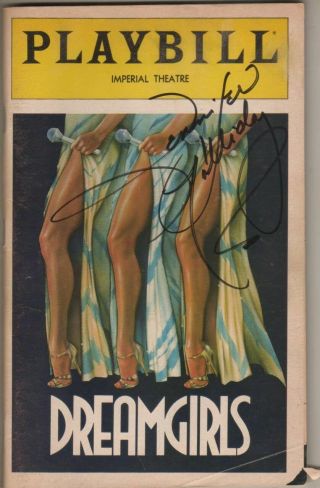 Jennifer Holliday (only) Signed " Dreamgirls " Playbill 1981 Obc Photos