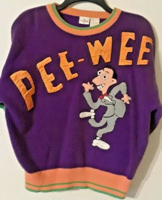 Pee Wee Herman Sweater Vintage 80 