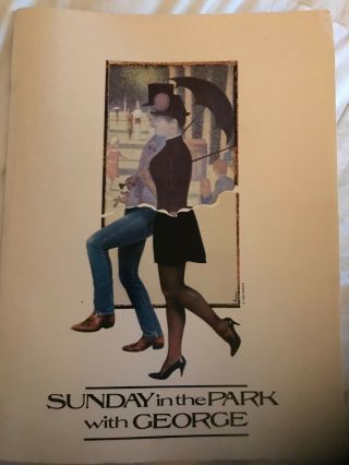 Sunday In The Park With George Obc Souvenir Program