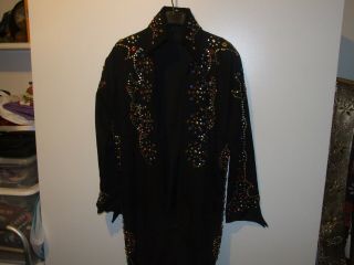 Elvis Ace Of Spades Jumpsuit With Belt And Full Cape & Clothes Bag