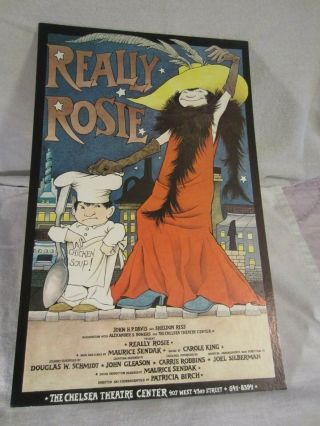 Maurice Sendak Really Rosie Window Card