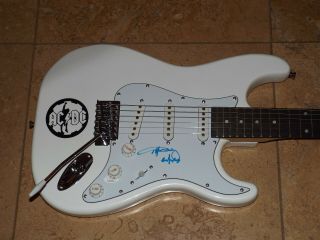 Angus Young Ac Dc Signed Guitar Jsa Autographed