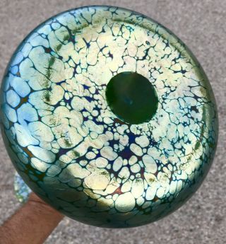 Antique Loetz Glass Vase Papillon 18” 7
