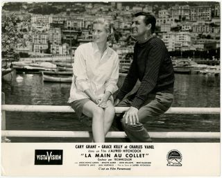 Cary Grant,  Grace Kelly To Catch A Thief 1955 Vint.  French Lobby Card Photograph