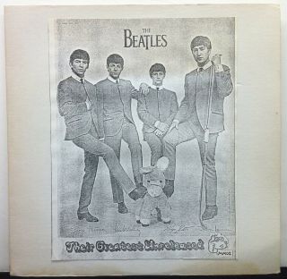 Beatles Their Greatest Unreleased 1975 First Ever Melvin Not Tmoq Lp