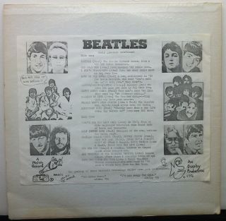 BEATLES Their Greatest Unreleased 1975 First Ever Melvin Not TMOQ LP 2