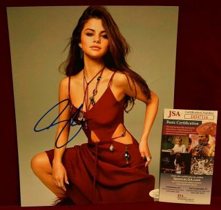 Selena Gomez Signed Autograph Photo 8x10 Actress Actor Singer Jsa