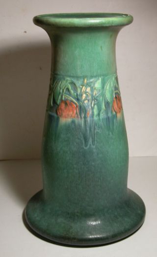 Early Rare Vintage Roseville Art Pottery Baneda Jardiniere Pedestal Stand Ex