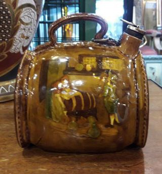 Antique Royal Doulton Kingsware Whiskey Decanter