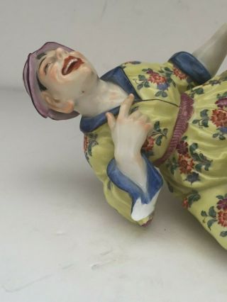 Scarce MEISSEN Porcelain Seated Oriental Asian Man Figurine Sweetmeat KAENDLER 9