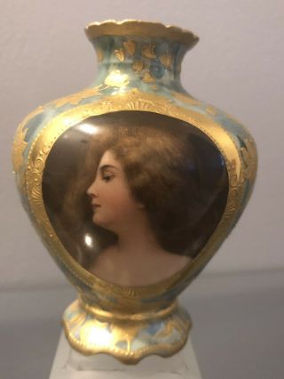 Antique Royal Vienna Style Porcelain Vase “Erbluth” Circa 1900 2