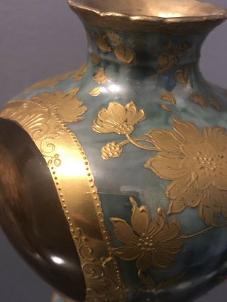 Antique Royal Vienna Style Porcelain Vase “Erbluth” Circa 1900 6