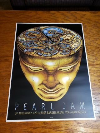 Emek Pearl Jam Portland Poster 2013