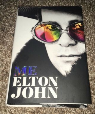Elton John Signed 1st Edition “me " Book Legendary Songwriter Farewell Tour