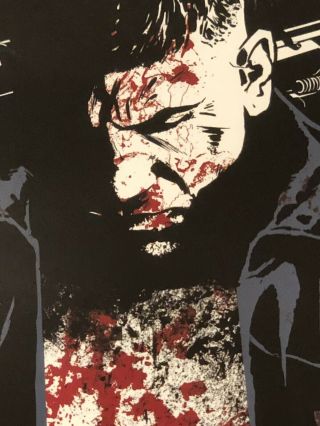 SIGNED PUNISHER SDCC 2017 Exclusive Netflix Poster by JON BERNTHAL,  DEBORAH WOLL 5