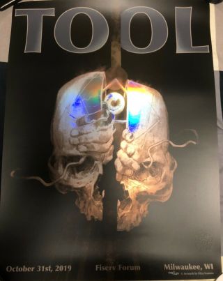 Tool Halloween Poster Milwaukee 10/31/2019 Rainbow Foil Concert Limited To 650