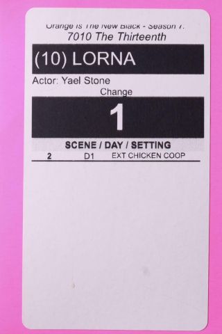 OITNB Lorna Yael Stone Screen Worn Shirt Set Ep 710 5