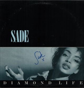 Sade Signed Diamond Life Record Album Psa Ad74606