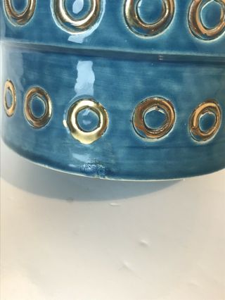 Italian Aldo Londi - Bitossi Ceramic Vase And Tray Vintage Mid Century Modern 7
