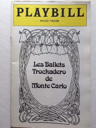 Les Ballets Trockadero De Monte Carlo - April 1977 Playbill - Palace Theatre