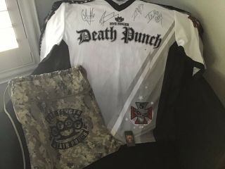 Five Finger Death Punch Ffdp 2014 Limited Edition Vip Signed Jersey,  Bag Picks
