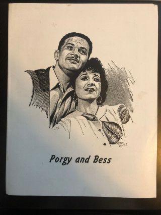 Playbill - Porgy And Bess - Todd Duncan (o5)