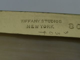 TIFFANY STUDIOS YORK GRAPE VINE PATTERN BOX WITH ALABASTER LIKE GLASS. 5