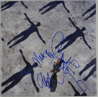 Muse Jsa Fully Band Signed Autograph Album Absolution Record Vinyl Lp