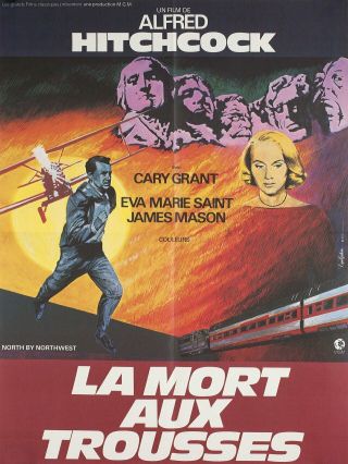 North By Northwest R1982 French Moyenne Poster