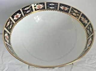 RARE ROYAL CROWN DERBY 2451 OR TRADITIONAL IMARI 11 INCH CENTREPIECE BOWL 4