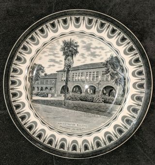 Antique Spode dinner plates of Stanford University.  Set of 12 11