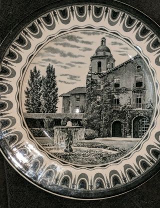 Antique Spode dinner plates of Stanford University.  Set of 12 12